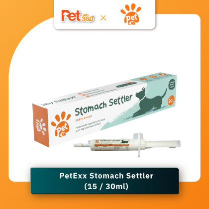 PetExx Stomach Settler Supplement For Dog & Cat -  15/30ml  [helps relief indigestion, stomach soothing]